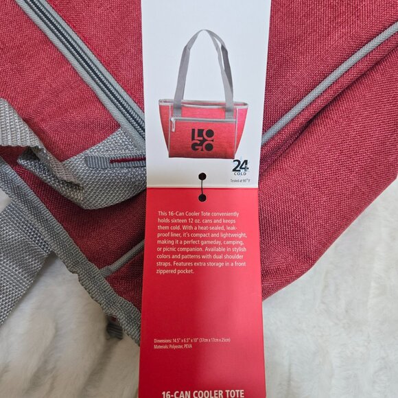 Insulated Cardinal Bag Cooler Tote Holds (16) 12 Ounce Cans (NWT) Brand New - Picture 4 of 6